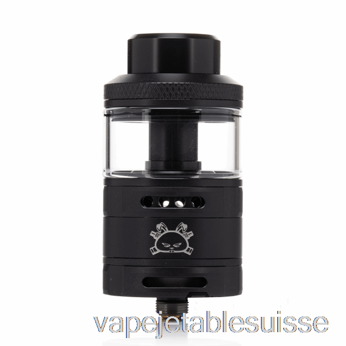 Vape Suisse Hellvape Fat Lapin 28mm Rta Noir Avec Logo Blanc